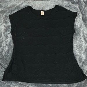 Black Lacy Blouse